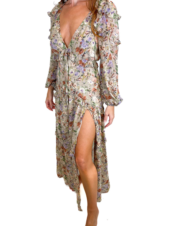 Buddy Love Floral Maxi Dress NWT (XS)