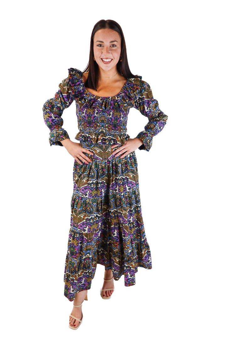 Cleobella Multicolor Set (S top/ XS skirt; retail $268)