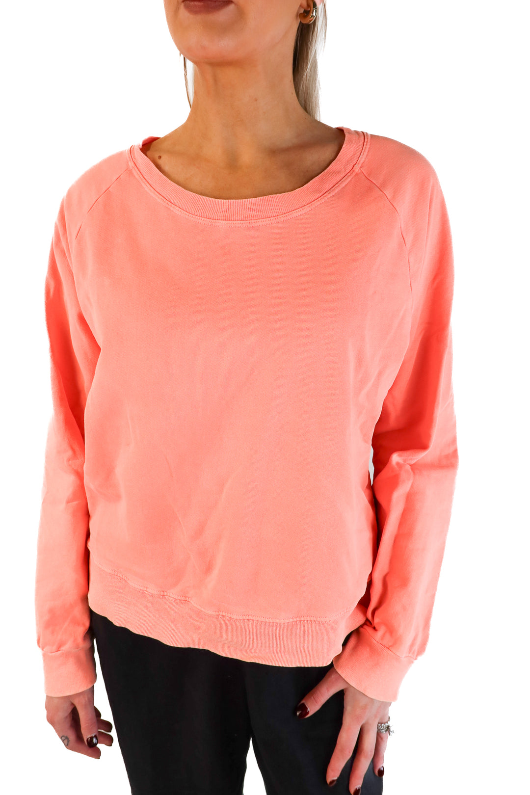 Splits59 Acid Wash Pink Sweatshirt (M)