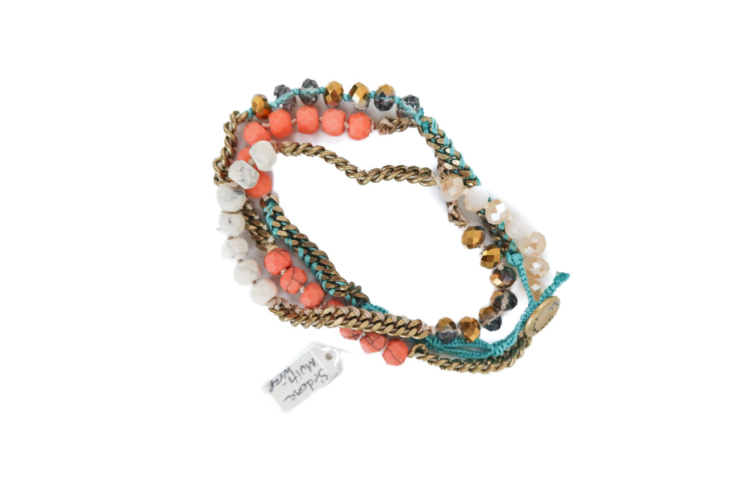 chloe + isabel sedona wrap bracelet nwt (retail $42)