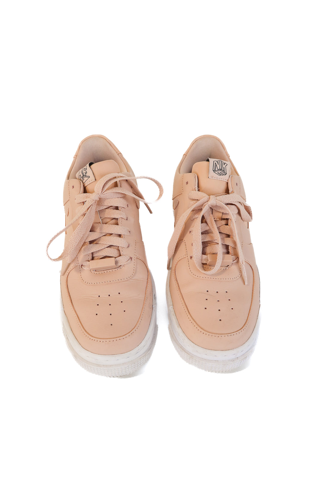 nike blush pixel air force 1 sneakers (8.5; retail $121)