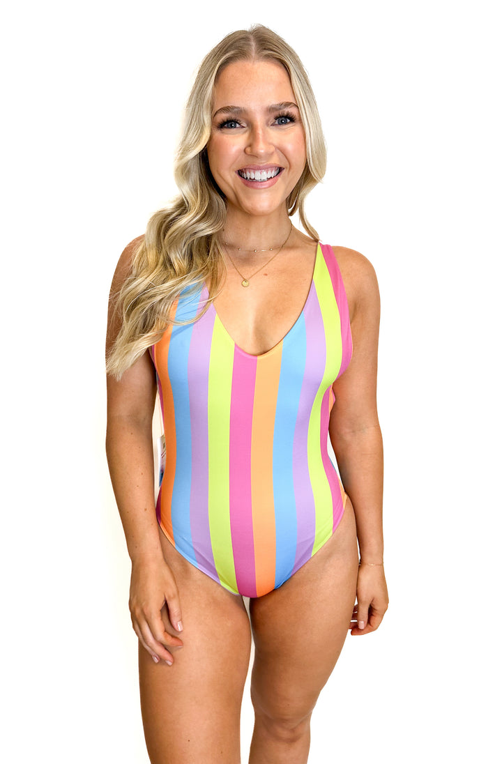 Londre Multicolored One-Piece Swimsuit NWT (S)