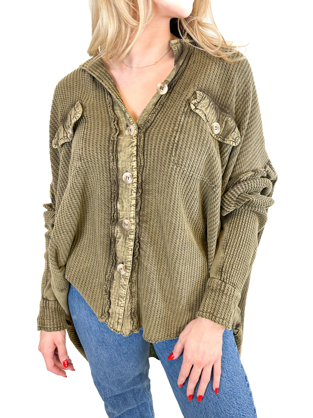 Free People One Army Green Scout top (XS)