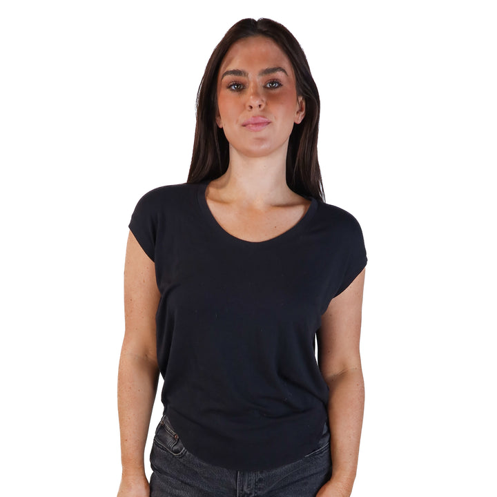 Athleta black short sleeve tee (xs; retail $45)