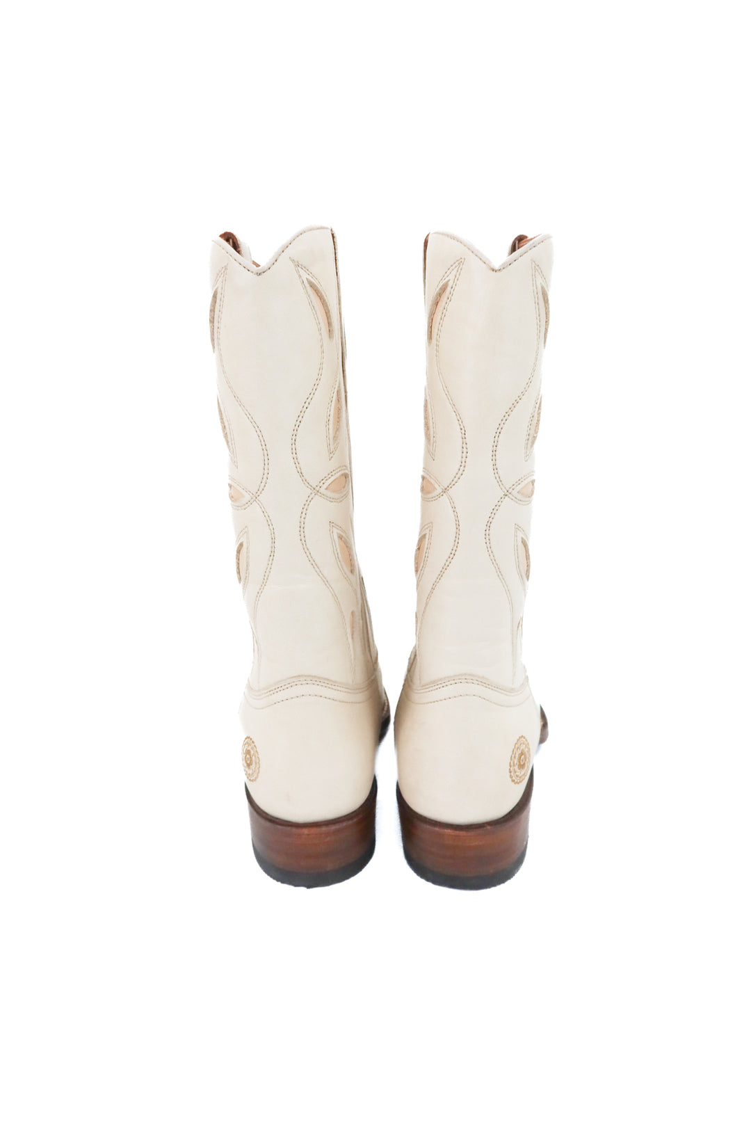 ranch road cream western boots (6.5; retail $545)