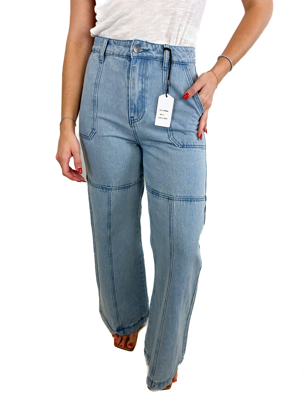 On Twelfth Wide-Legged Jeans NWT (25)