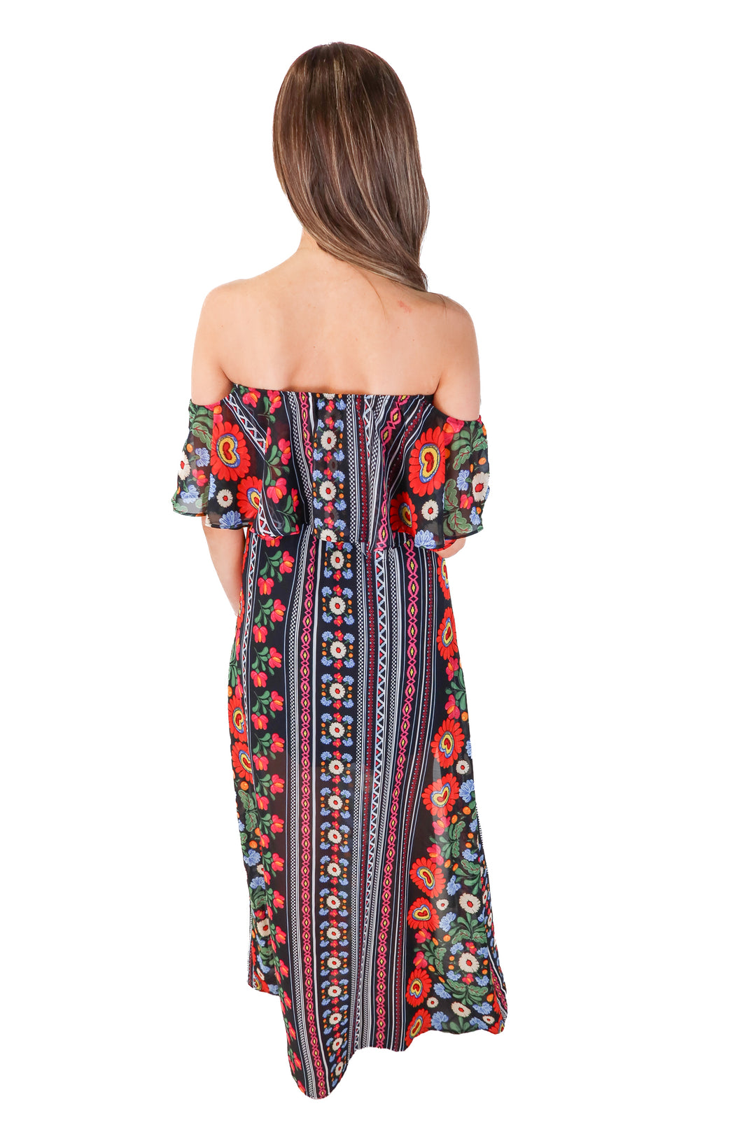 Show Me Your Mumu Black Floral Top & Skirt Set NWT (S; Retail $315)