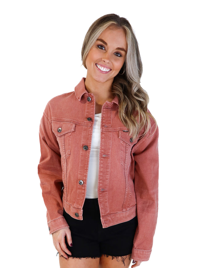 GSTAR RAW pink denim jacket NWT (s)