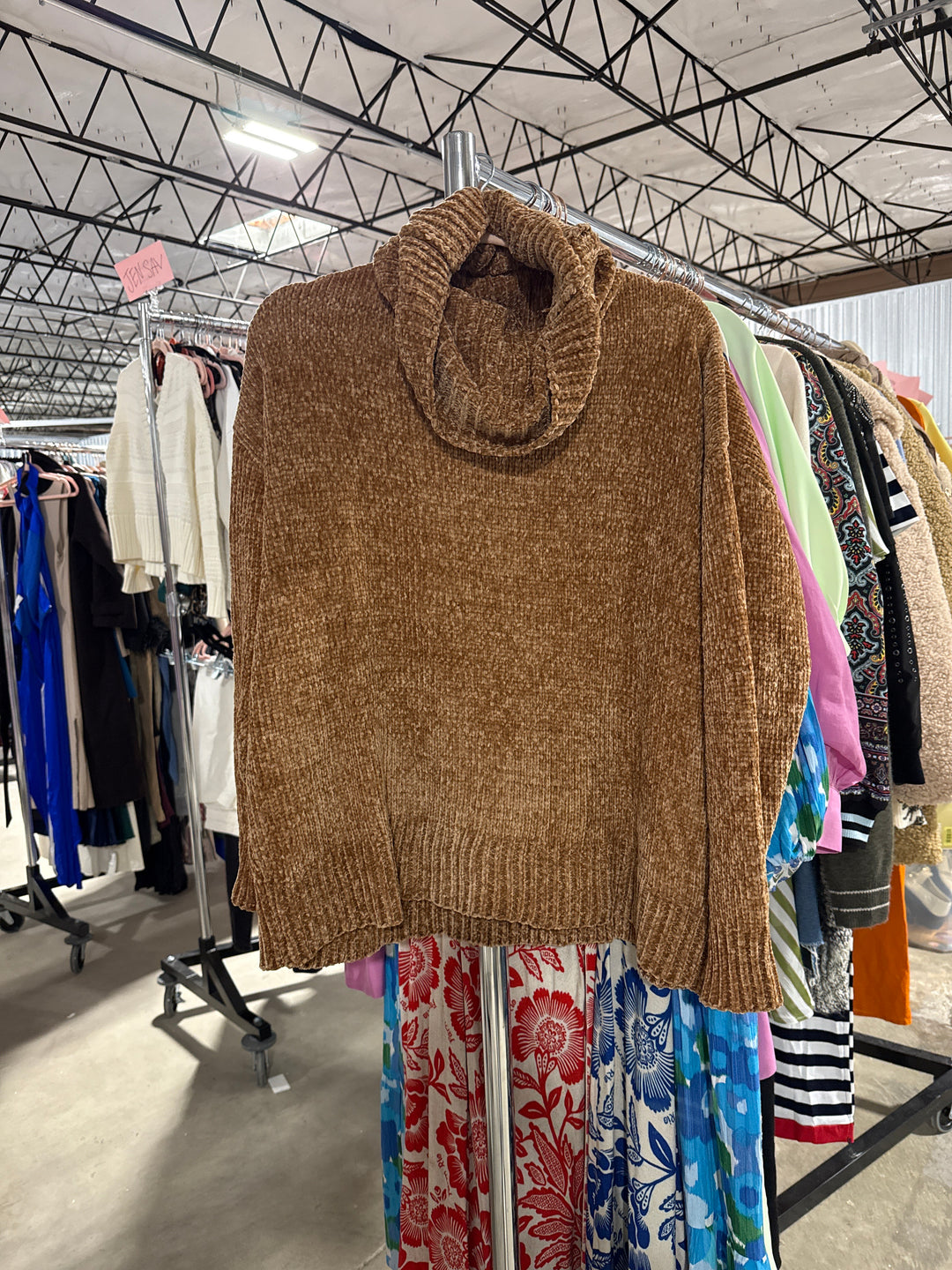 SOLD: Show Me Your Mumu Caramel Chenille Sweater (S; retail $158)
