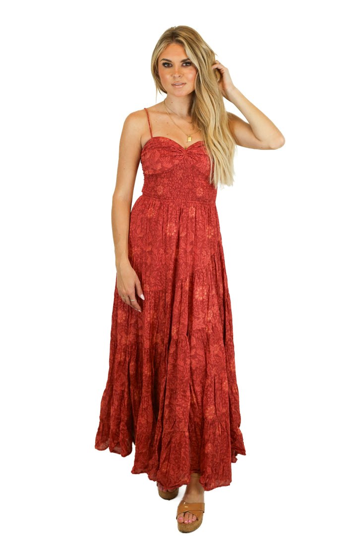 Free People Floral Maxi Dress (XS)