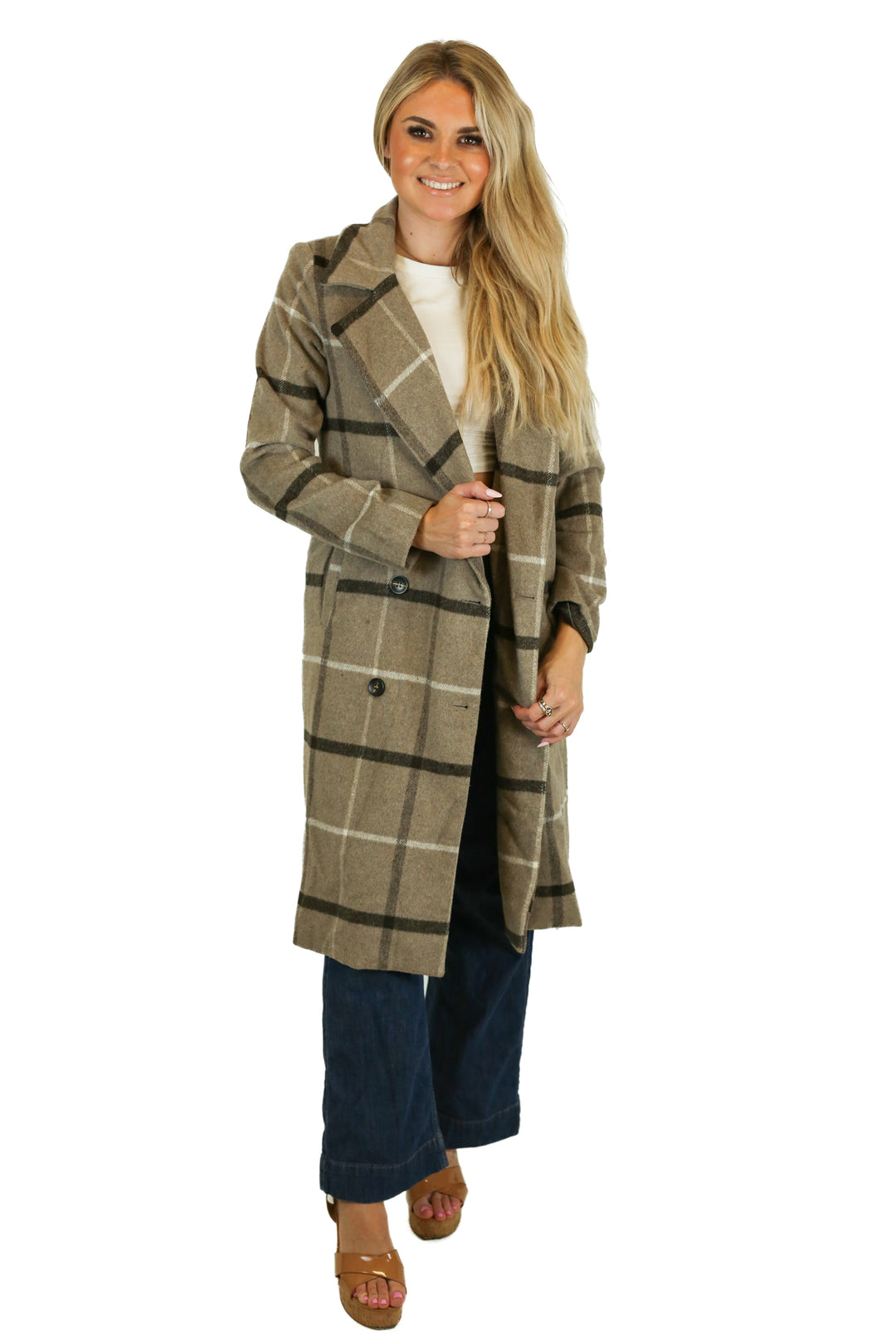 Amaryllis Plaid Coat (XS)