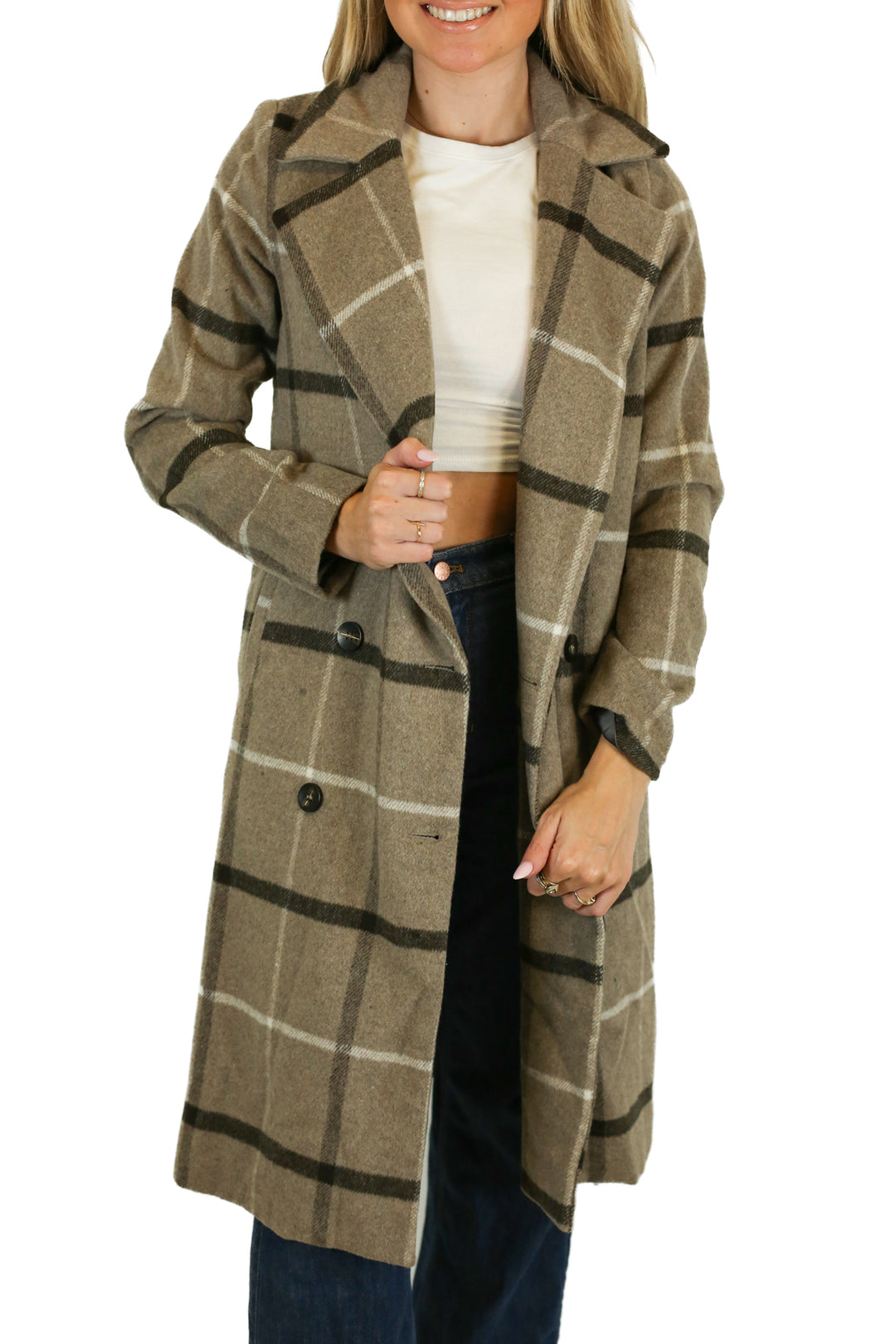 Amaryllis Plaid Coat (XS)
