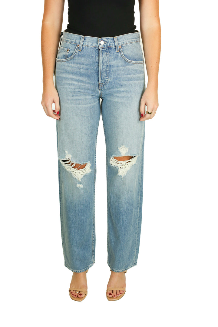 Grlfrnd Medium Wash Boyfriend Jeans NWT (27)