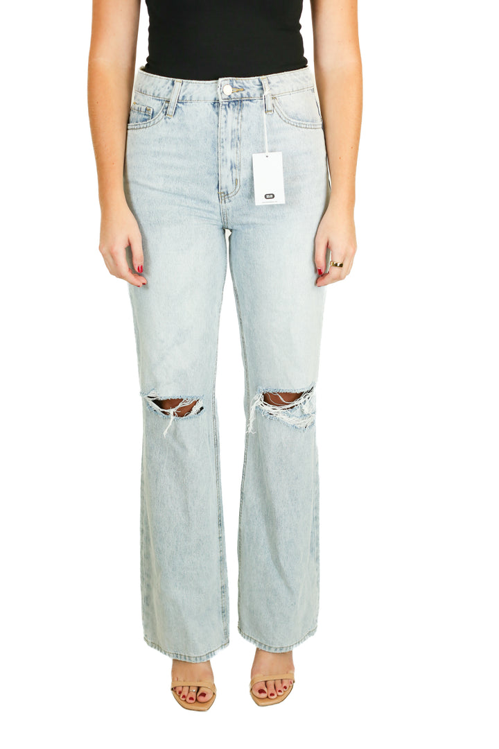 Vervet Light Wash Wide Leg Jeans NWT (28; Retail $65)