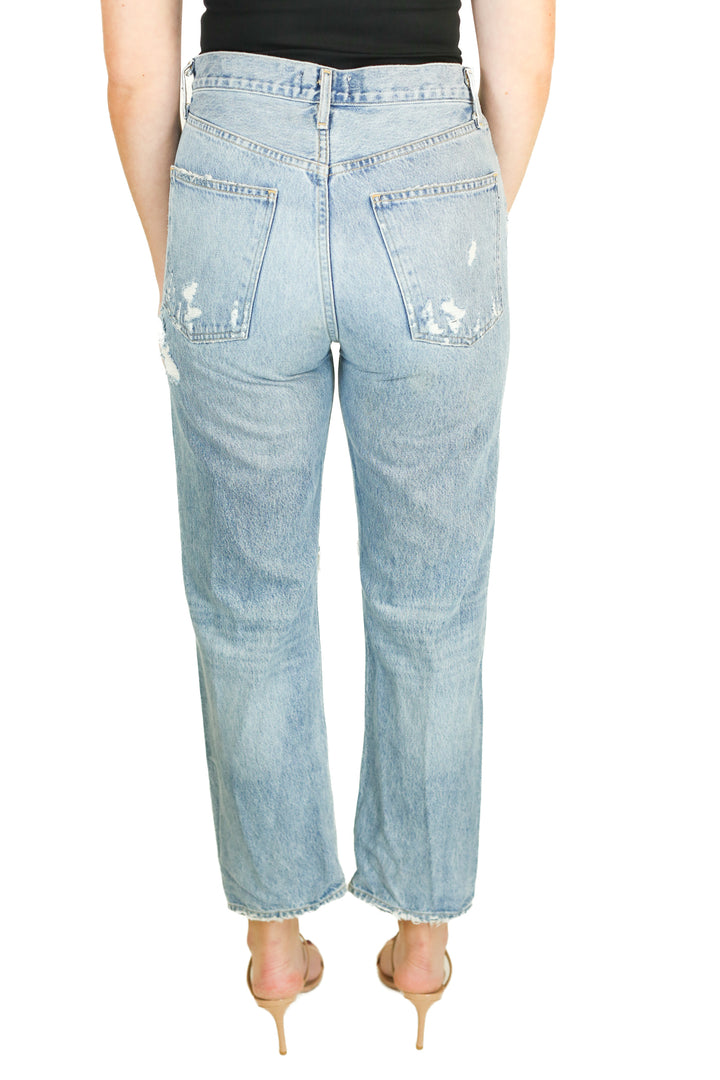 Agolde 90s Straight Leg Medium Wash Jeans (27)