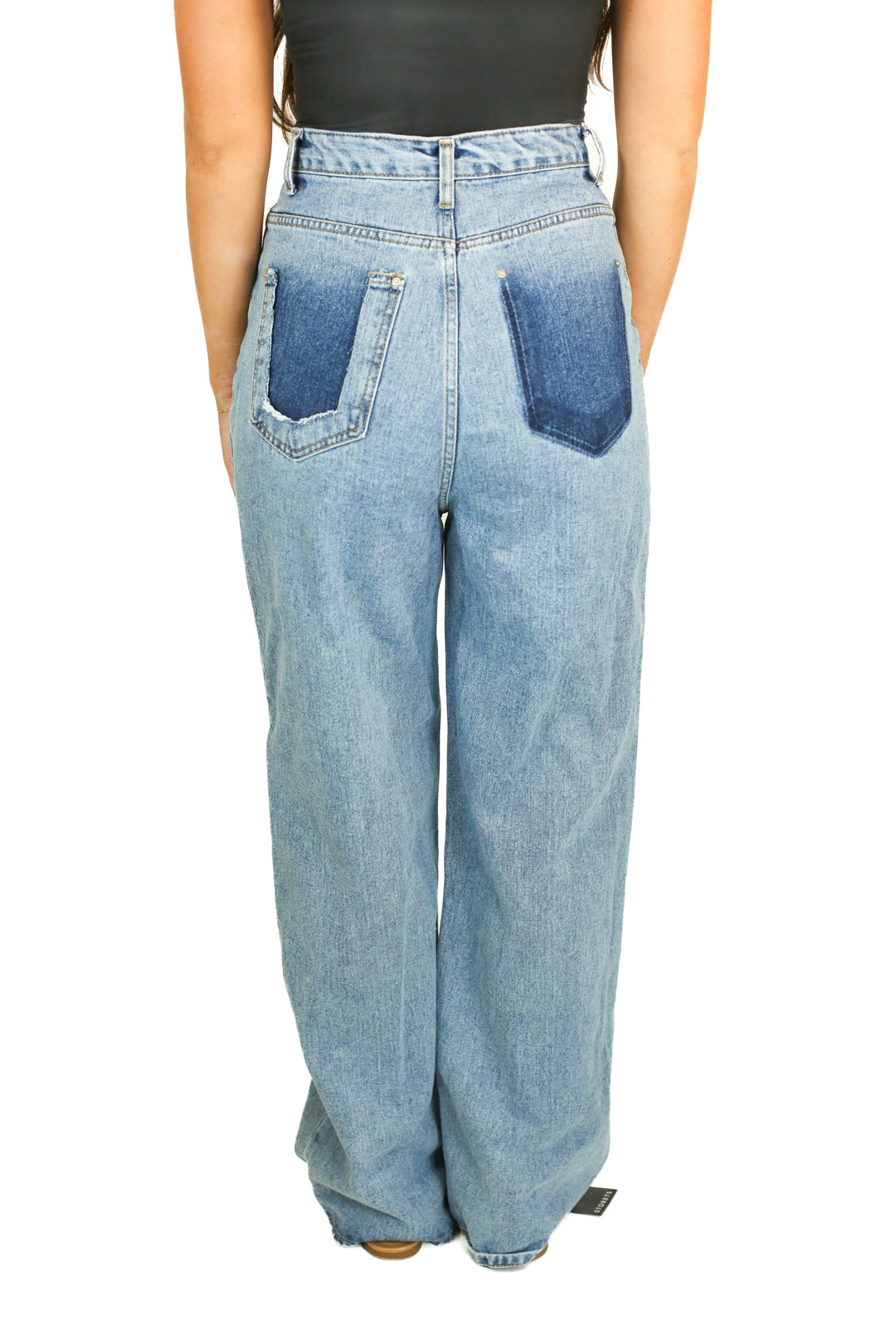Storets Medium Wash Wide Leg Jeans NWT (M/L)