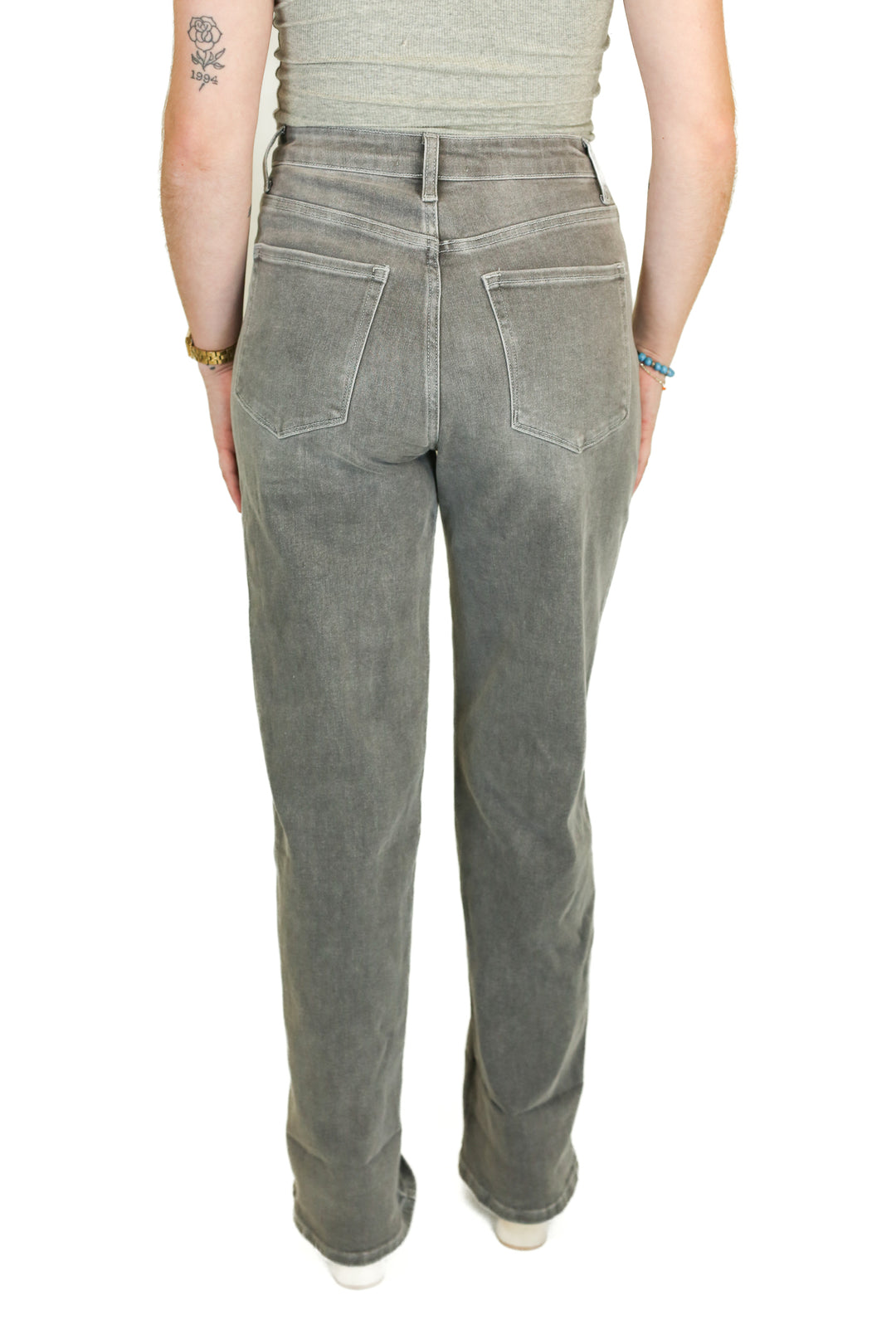 Vici Gray Wide Leg Jeans NWT (27)