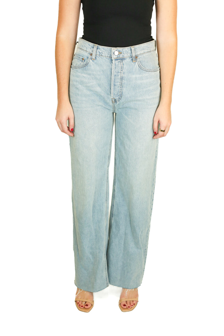Grlfrnd High Rise Loose Straight Jeans NWT (29)