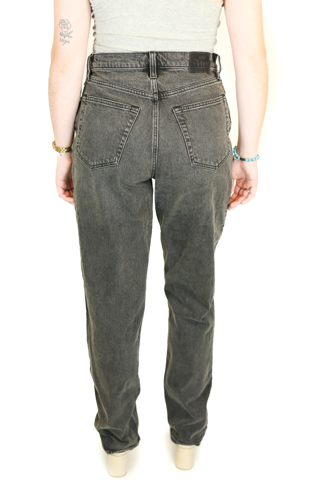 Abercrombie Black Straight Ultra High Rise Jeans NWT (29/8L)