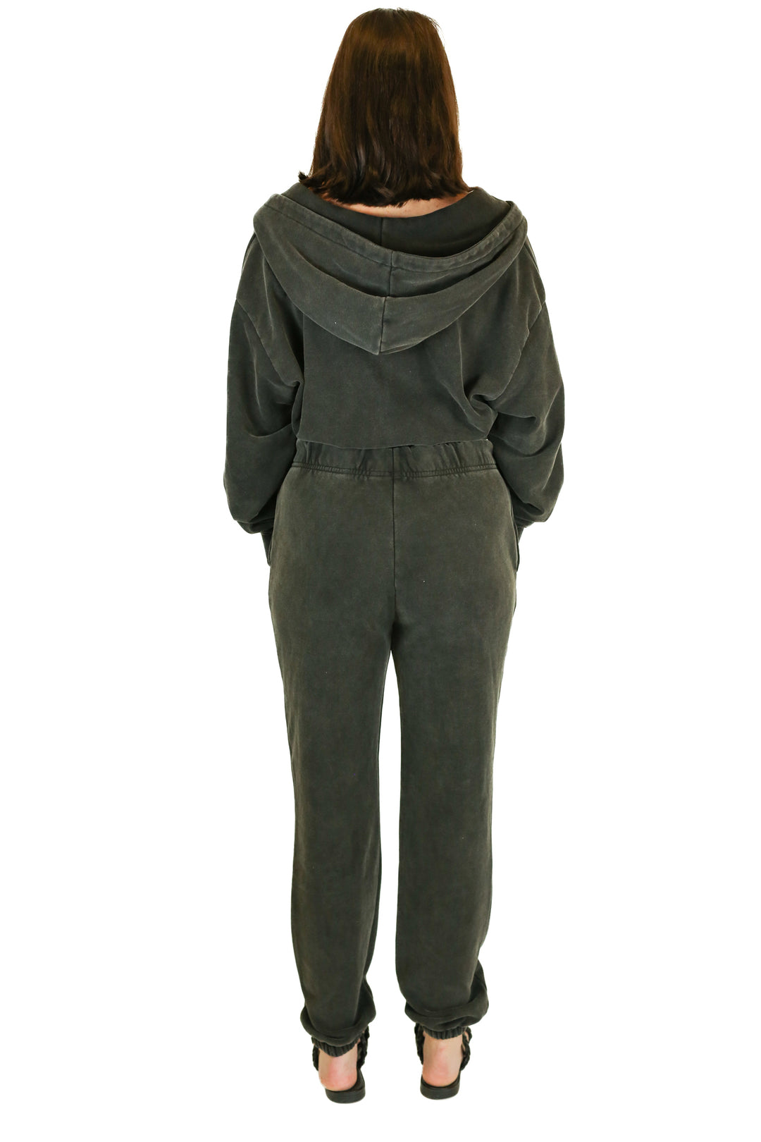 Milkstain Vintage-Wash Black Sweatsuit Set NWT (M)