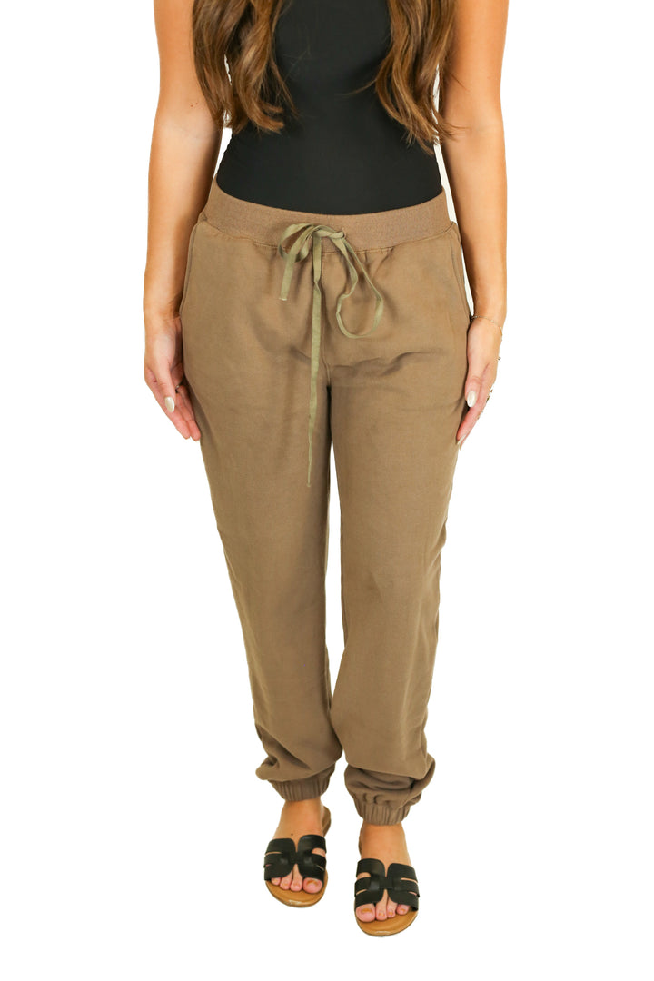 The Foxy Kind Brown Joggers (m)
