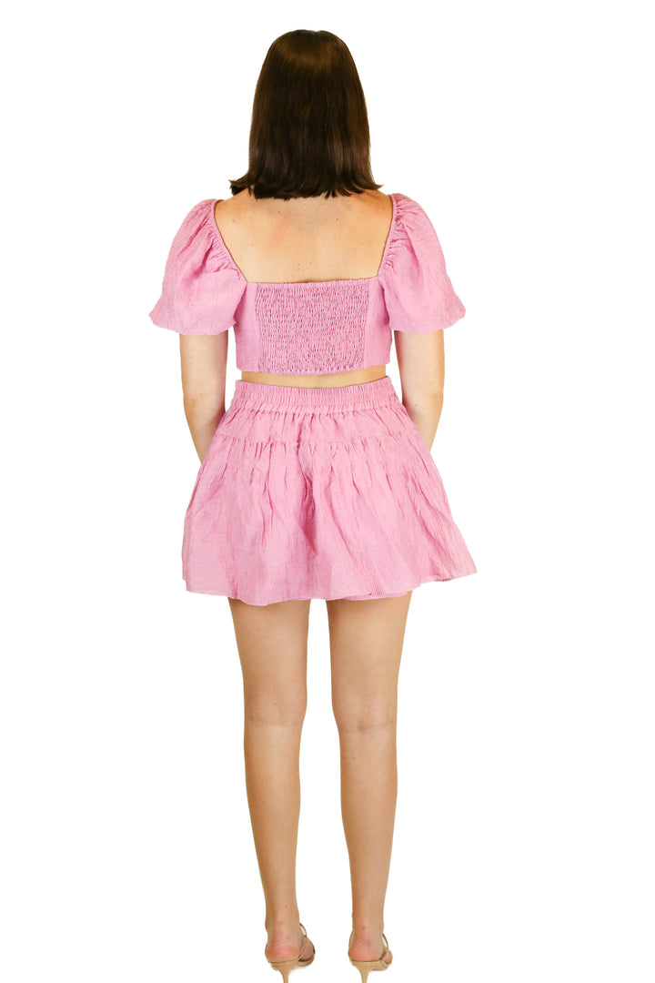 Buddy Love Bubblegum Pink Two-piece Set (S)