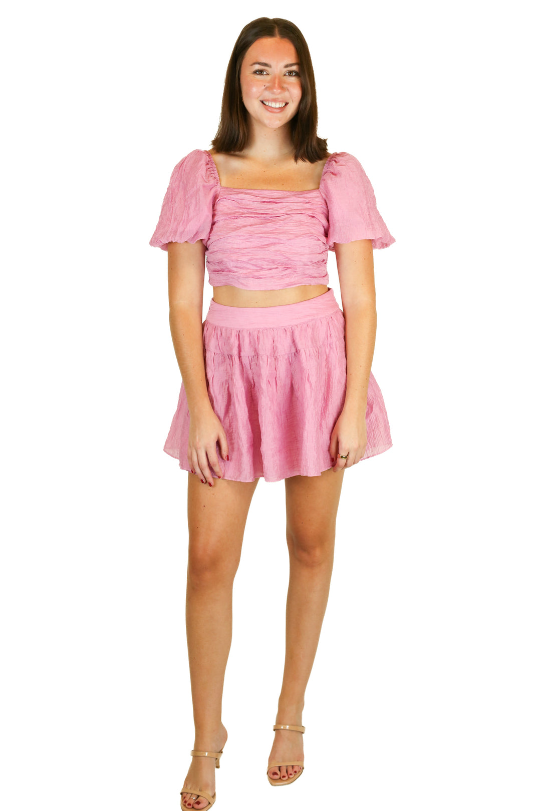 Buddy Love Bubblegum Pink Two-piece Set (S)