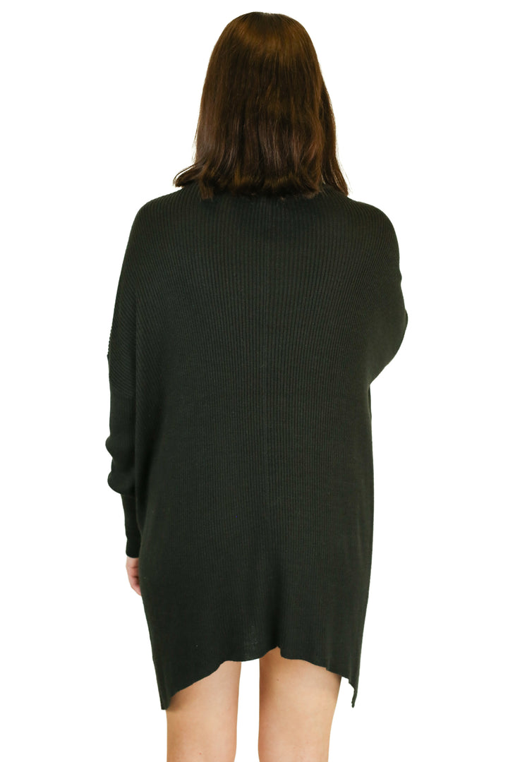 Lovers + Friends black turtle neck sweater dress (M)
