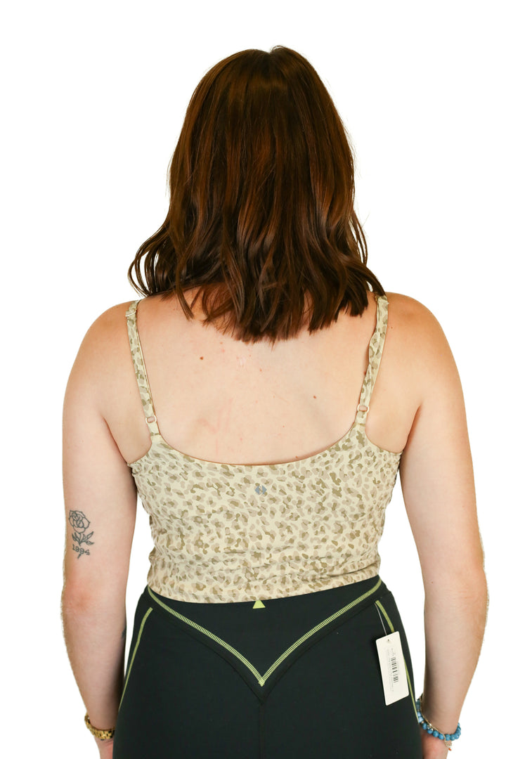 Tavi cheetah active wear top (s)