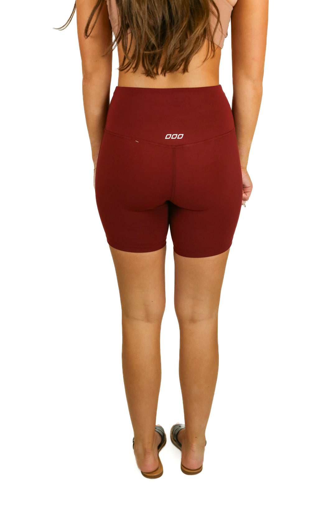 Lorna Jane maroon biker shorts NWT (s)