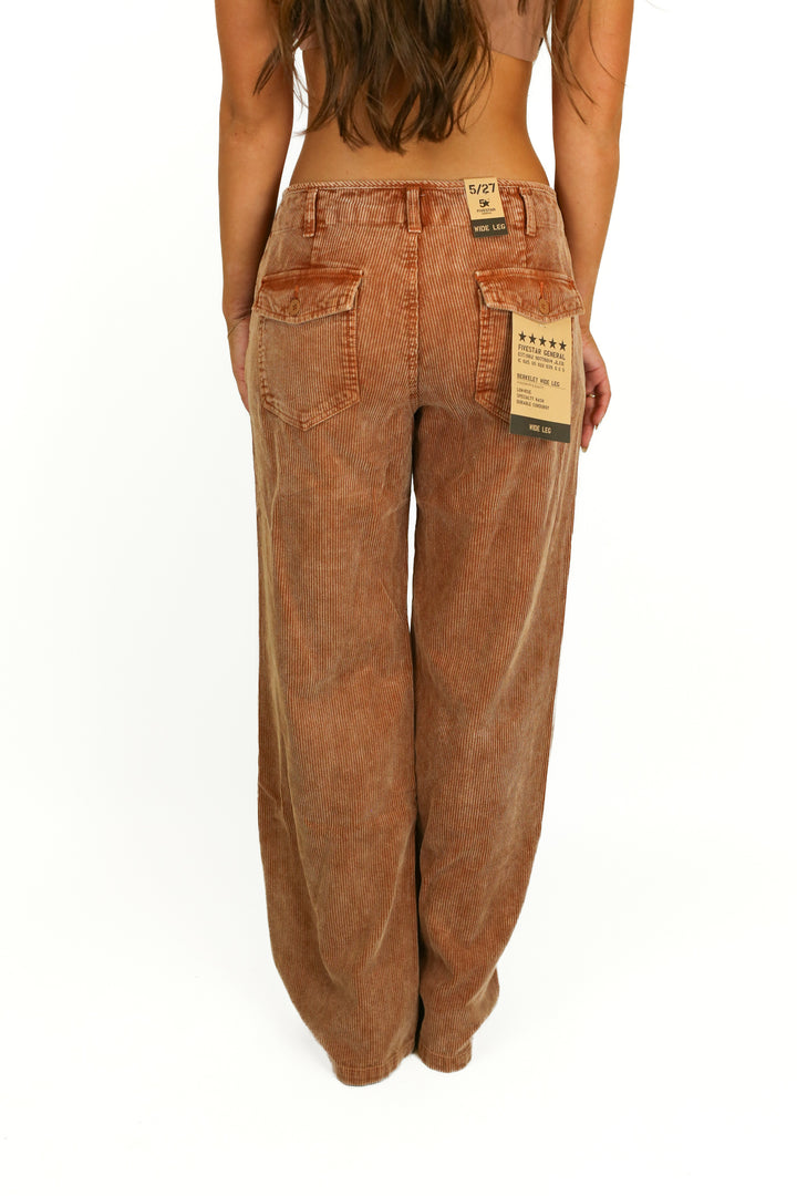 Five Star General Bronze Corduroy Pants NWT (5/27; Retail $70)