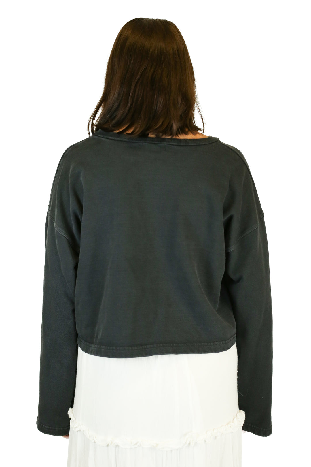 lovers and friends “beverly hills” cropped sweatshirt (m)