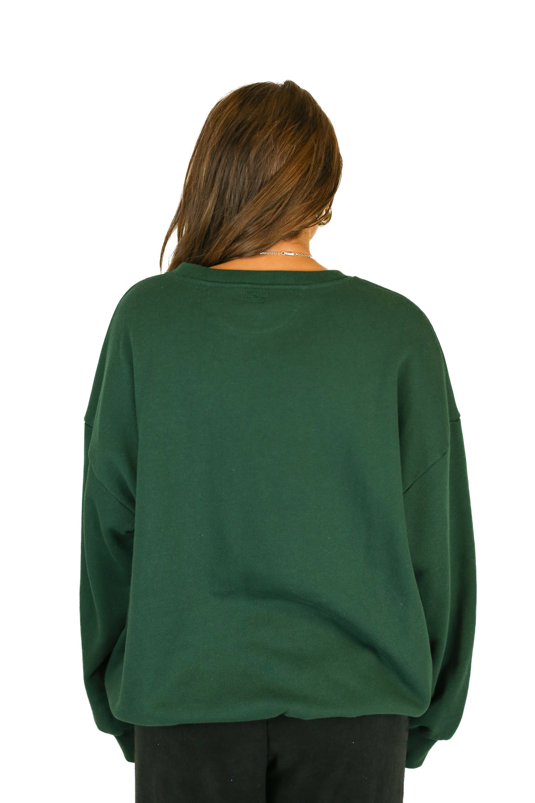 foxy kind dark green sweatshirt (s)*