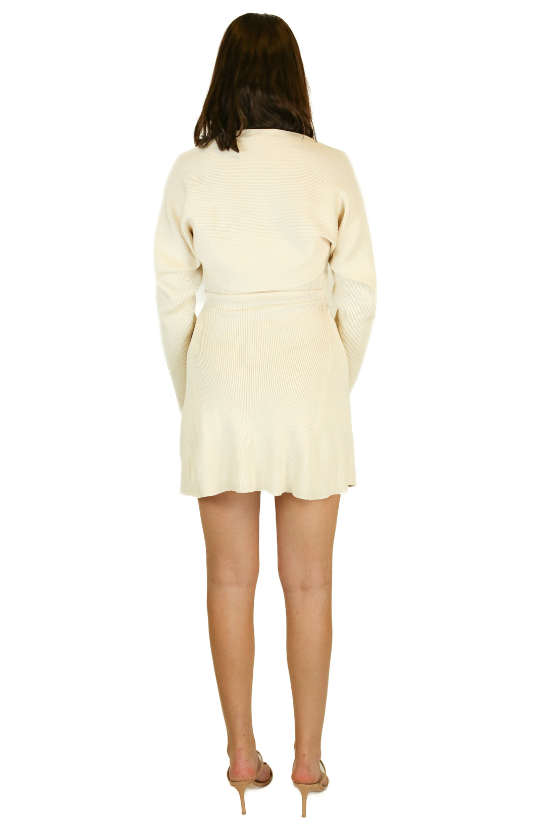 Klesis cream dress with shawl NWT (s)