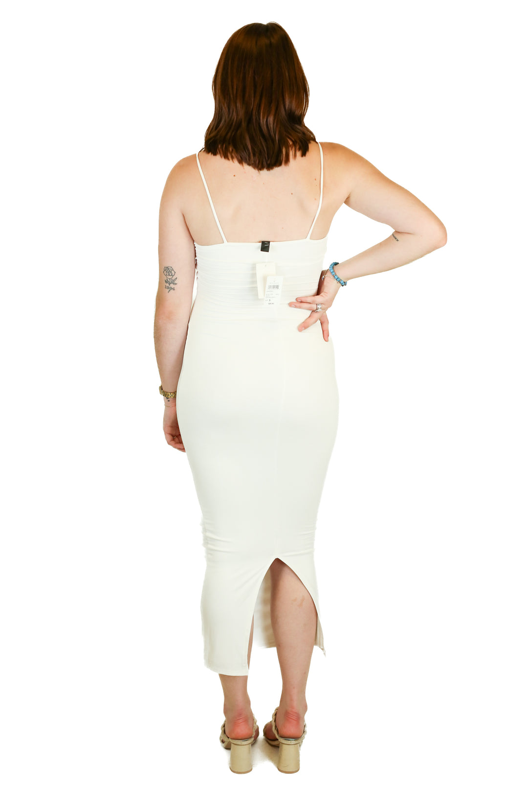 windsor white maxi dress NWT (s)