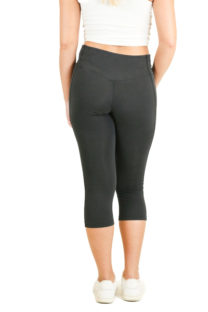 nike dri-fit black capri leggings (s)