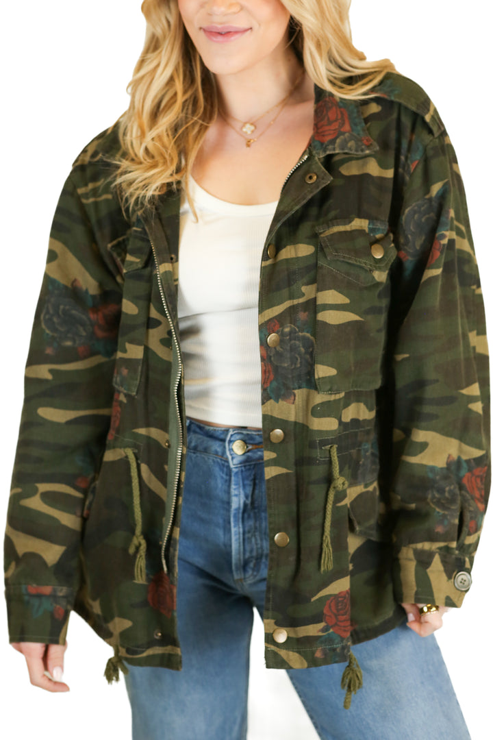 Addie rose camo jacket (s)