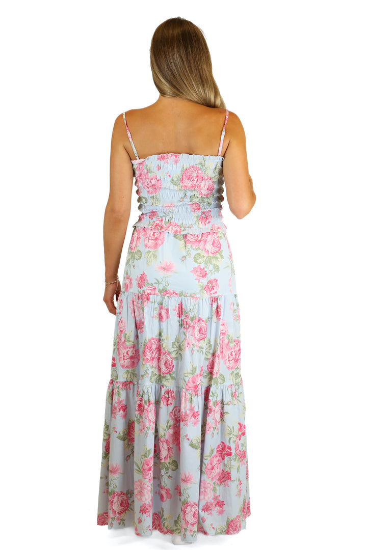 Wayf Maxi Floral Two Piece Set (xs)