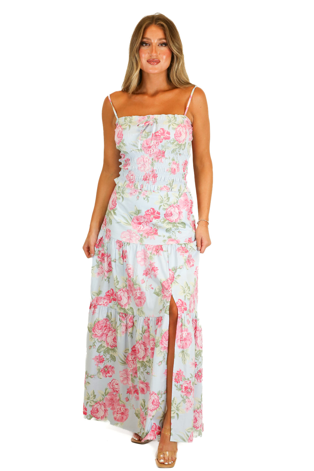Wayf Maxi Floral Two Piece Set (xs)