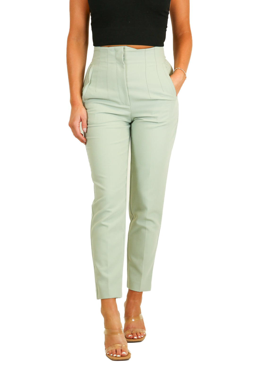 Zara Mint Green Slacks (XS)