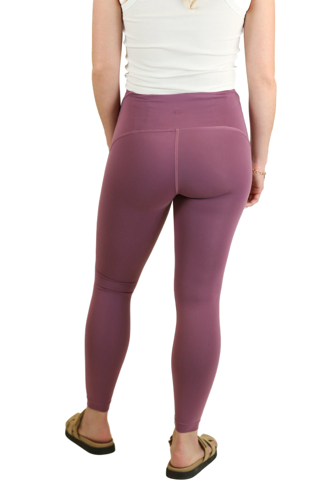 lululemon purple cropped leggings (xs)