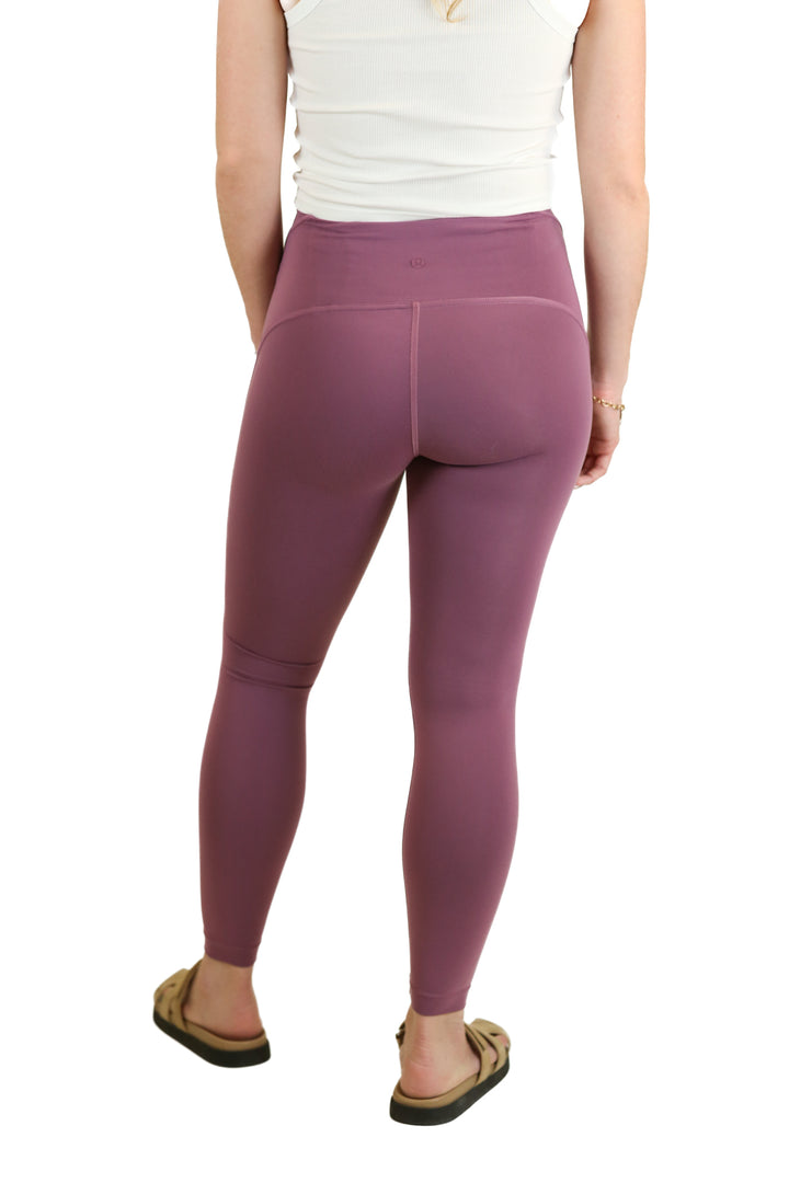 lululemon purple cropped leggings (xs)