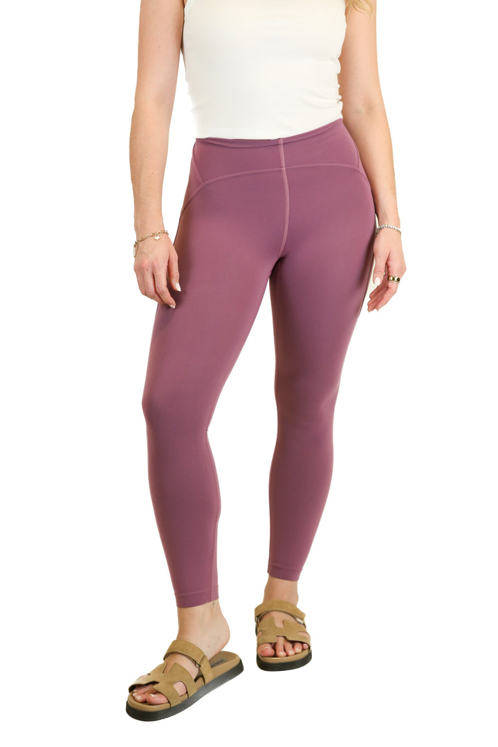 lululemon purple cropped leggings (xs)