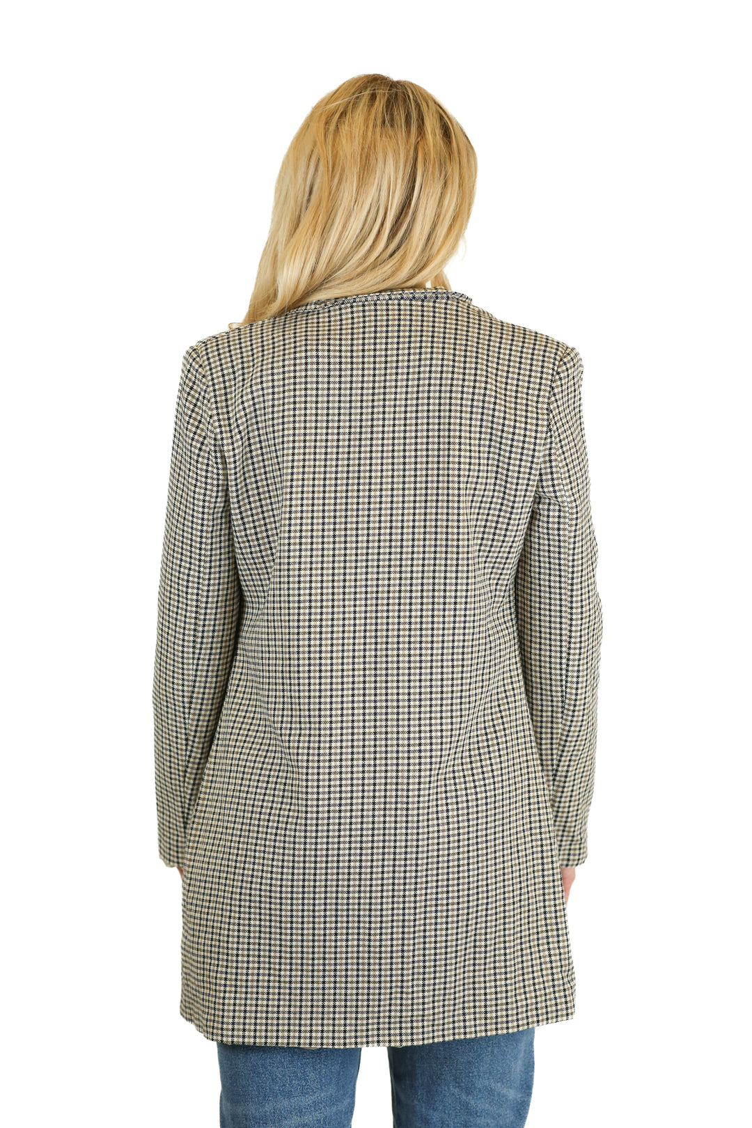 Boohoo houndstooth oversized blazer (6)