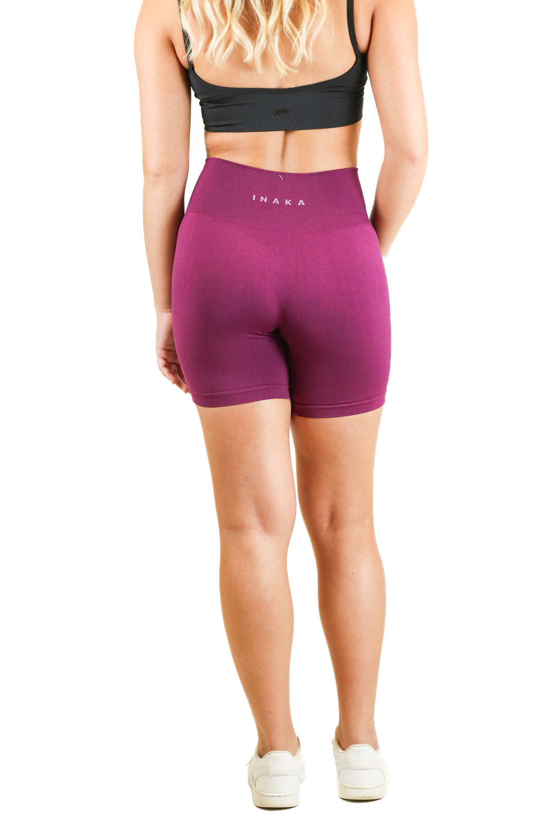 Inaka Performance light plum biker shorts (S)
