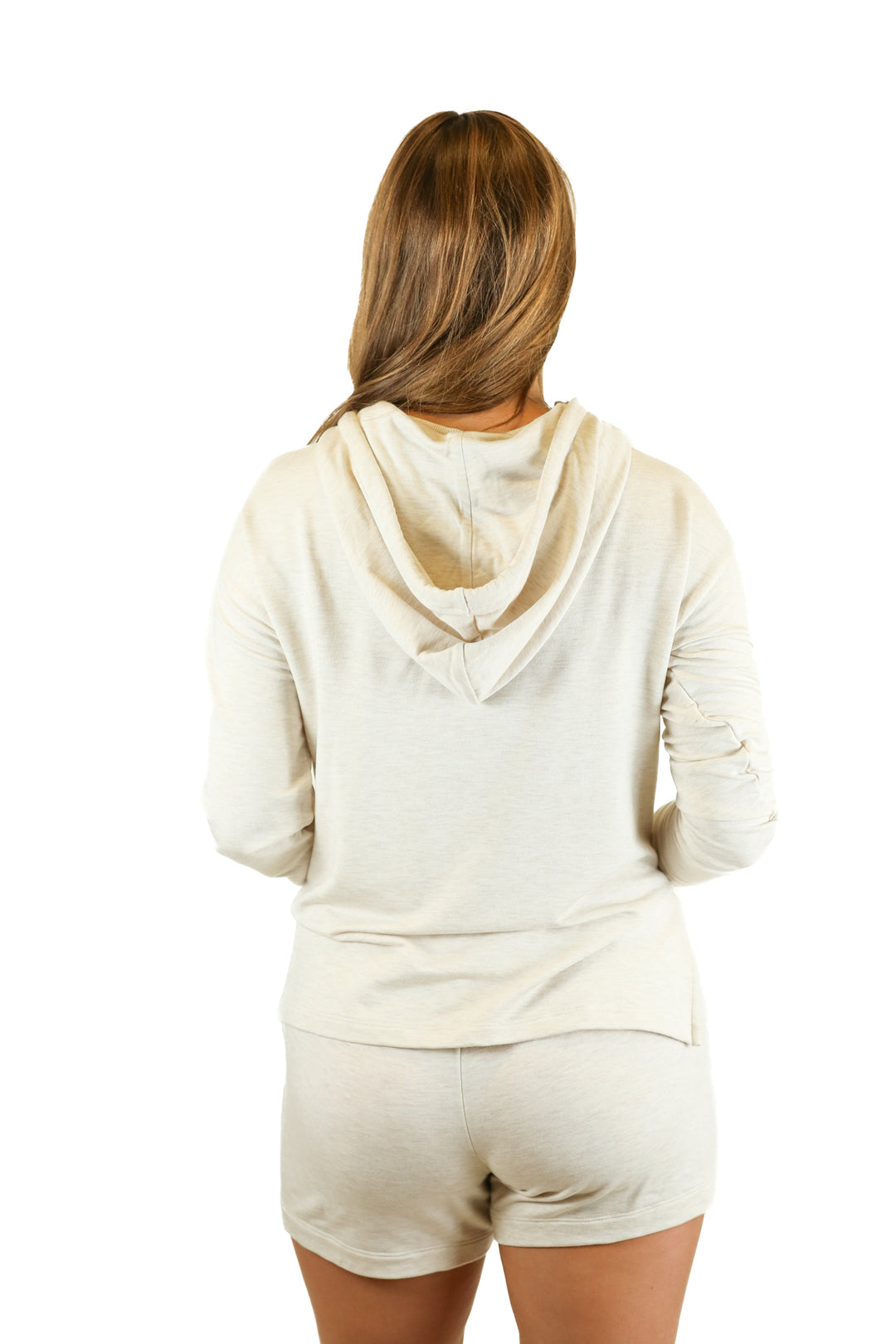 Travis Mathew Oatmeal Knit Hoodie & Short Set NWT (XS)