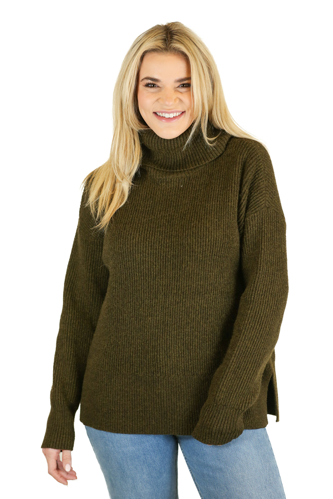 Thread & Supply Dark Olive Sweater (XS)