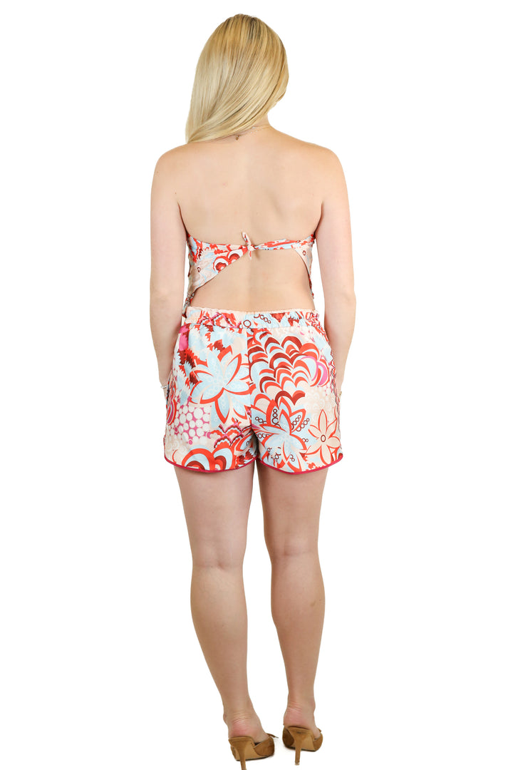 Zara Floral Printed Silky Top & Short Set NWT (XS)*