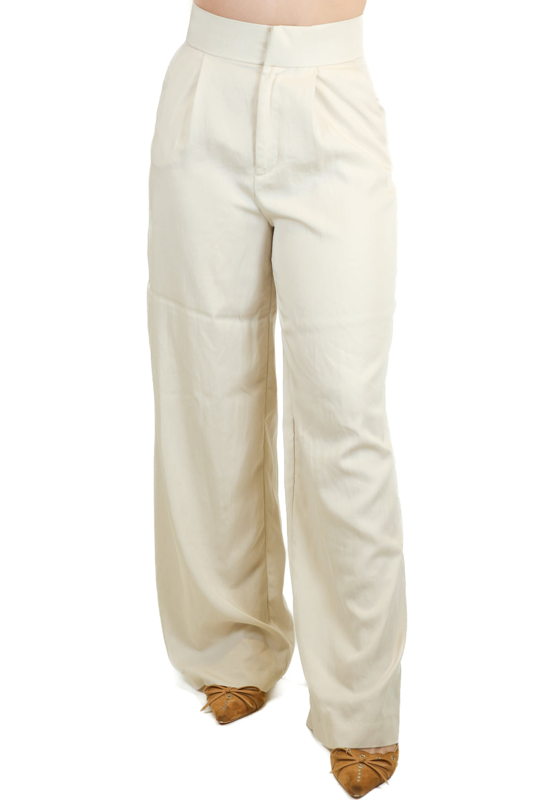 Zara Beige Wide Leg Pants  (XS; Retail $40)