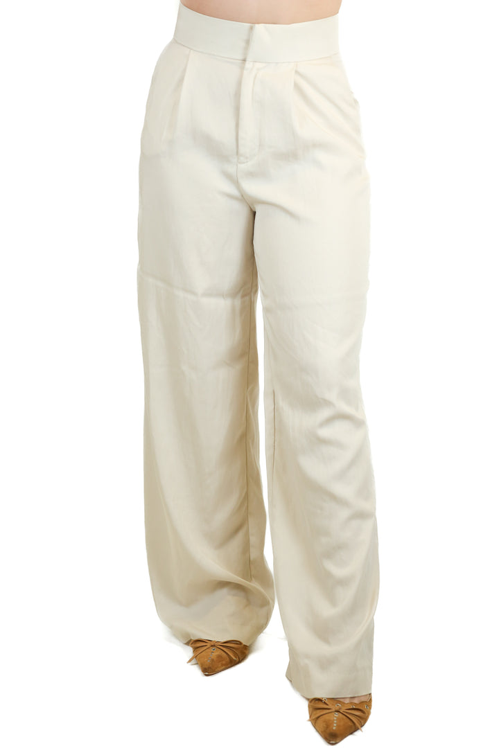 Zara Beige Wide Leg Pants  (XS; Retail $40)